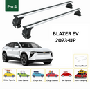 For Chevrolet Blazer EV 2023-2025 Roof Rack Cross Bars Normal Roof Alu Silver-2