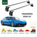 For Porsche Panamera 2016-2025 Roof Rack Cross Bars Normal Roof Alu Silver-2