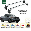 For Honda Ridgeline 2017-2025 Roof Rack Cross Bars Normal Roof Alu Silver-2