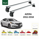 For Hyundai Azera 2011-2018Roof Rack Cross Bars Normal Roof Alu Silver-2