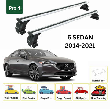 333. Kompatibel mit abschließbaren Aluminium-Dachträgern für Fahrzeuge mit Standarddach Toros Pro 3 Silver - 0