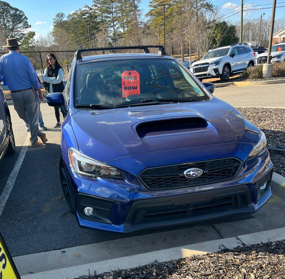 Für Subaru WRX 2018-Up Dachträger Querstange Metallhalterung Fixpunkt Alu Silber