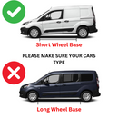 For Volkswagen Transporter T6 SWB 2015-2024 Roof Side Rail and Roof Rack Cross Bar Black-6