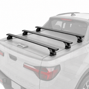 For Hyundai Santa Cruz Bed Rack Cross Bars, Black, 3 Qty-1