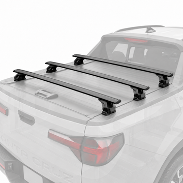 Kompatibel mit Hyundai Santa Cruz Truck Bed Rack Black Color