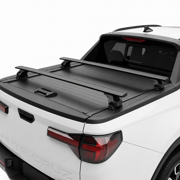Kompatibel mit Hyundai Santa Cruz Truck Bed Rack Black Color