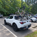 For Hyundai Santa Cruz Bed Rack + Roof Rack and 8-Piece Load Stop, Silver-2