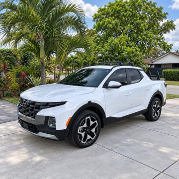 Für Hyundai Santa Cruz 2022-Up Dachträgersystem, Aluminium-Querstange, Metallhalterung, abschließbar, Schwarz - 0