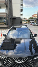 For Chery Tiggo 7 Pro 2022-2025 Aluminium Cross Bar, Roof Rack System, Flush Rail, Silver-9