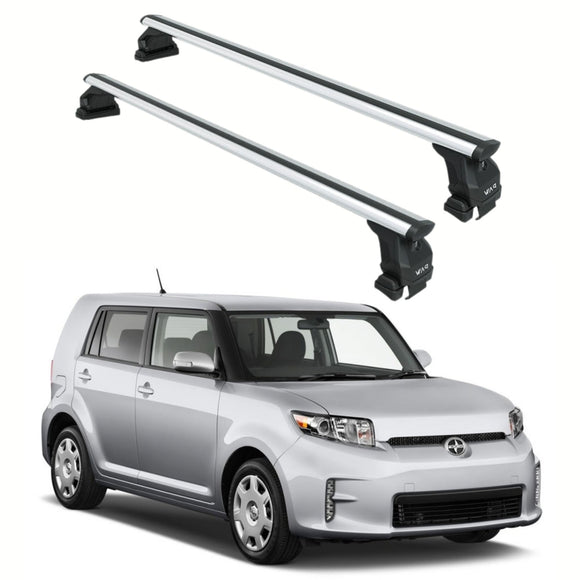 For Scion XB (2007-2019) Aluminium Roof Rack System, Cross Bar, Normal Roof, Silver