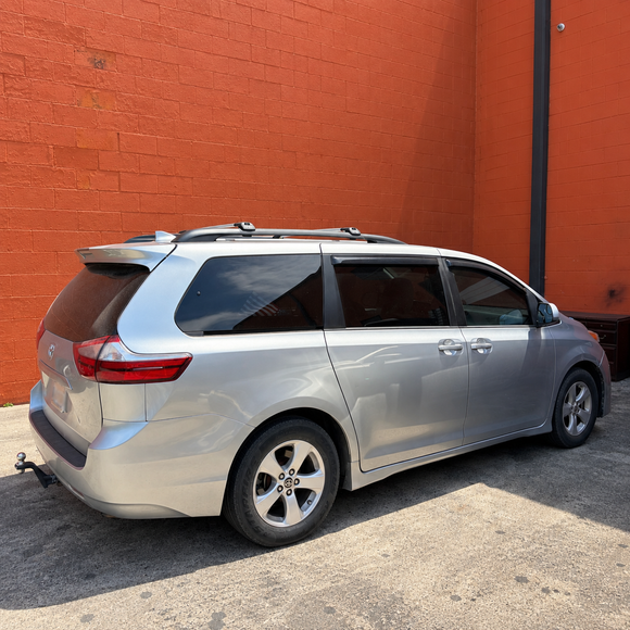 Toyota Sienna (XL30) 2011-2020 Roof Rack Cross Bars Raised Rail, Silver product image