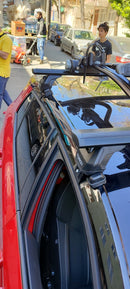 Für Skoda Octavia 2019-Up Dachträgersystem Träger Querstangen Aluminium abschließbar Hochwertige Metallhalterung Schwarz -9