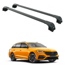 For Skoda Octavia Estate NX 2020-2025 Aluminum Roof Rack System Carrier Cross Bars Black-1