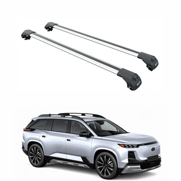 For Subaru Getaway Roof Rack Cross Bars Raised Rail Silver