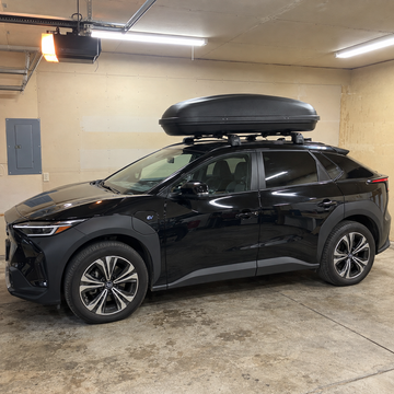 For Subaru Solterra (2023-Up) Roof Rack Cross Bars Flush Rail, Black - 0