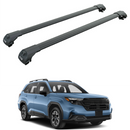 For Subaru Forester 2024-2025 Roof Rack Cross Bars Raised Rail Alu Black-1
