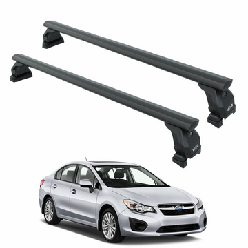For Subaru Impreza Sedan 2007-2014 Roof Rack Cross Bar Fix Point Pro Fix Black