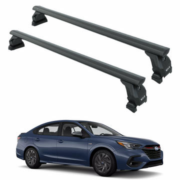 For Subaru Legacy Sedan (2020-2025) Roof Rack Cross Bar Fix Point Pro Fix, Black