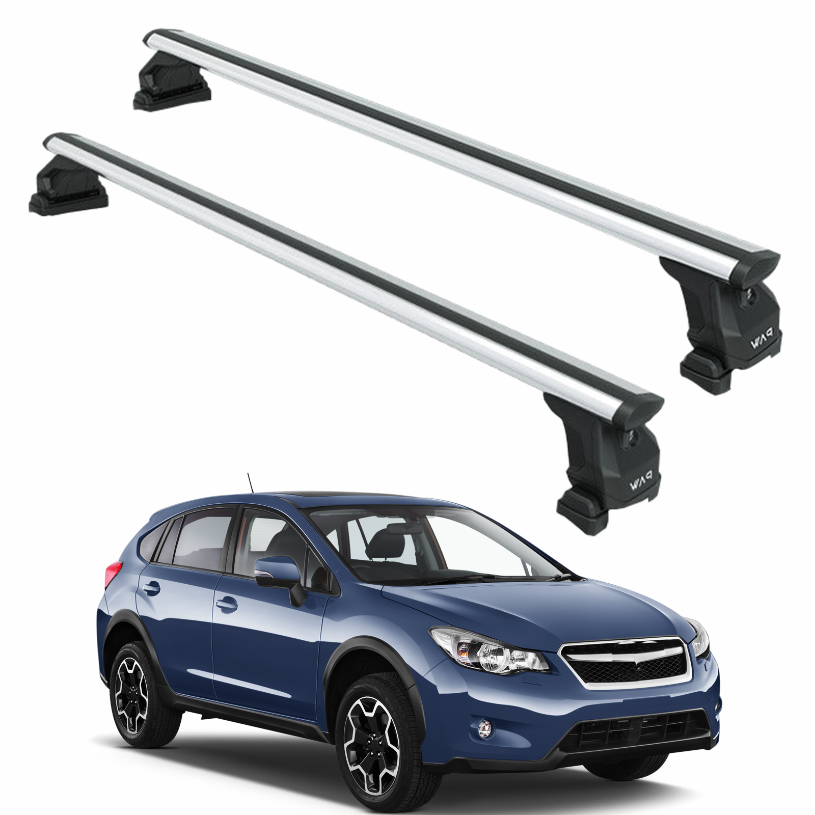 111. Kompatibel mit abschließbaren Aluminium-Dachträgern für Fahrzeuge mit Standarddach Toros Pro 1 Black