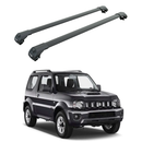Suzuki Jimny Mk3 1998-2018 Roof Rack Cross Bars Raised Rail, Black-1