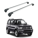 Suzuki Jimny Mk3 1998-2018 Roof Rack Cross Bars Raised Rail, Silver-1
