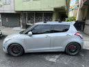 For Suzuki Swift 2010-2017 Roof Rack Cross Bars Fix Point Alu Silver-9