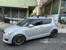 For Suzuki Swift 2010-2017 Roof Rack Cross Bars Fix Point Alu Silver-10