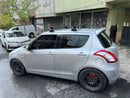 For Suzuki Swift 2010-2017 Roof Rack Cross Bars Fix Point Alu Silver-6