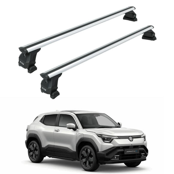 Für Toyota Rav 4 1994–2006 Dachträger, Querträger, Metallhalterung, Fixpunkt, Alu, Schwarz