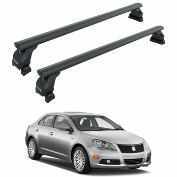 For Suzuki Kizashi Roof Rack Cross Bars Fix Point Black 2010-2013