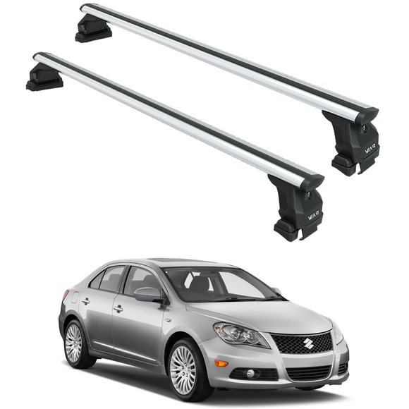 For Suzuki Kizashi Roof Rack Cross Bars Fix Point Silver 2010-2013