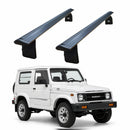 Für Suzuki Jimny 3 ab Baujahr 2019, Dachträgersystem, Träger, Querträger, Aluminium, abschließbar, hochwertige Metallhalterung mit Regenrinnen, Schwarz-1