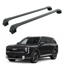 Für Kia Telluride 2020-Up Dachträgersystem, Aluminium-Querstange, Metallhalterung, abschließbar, Schwarz-1
