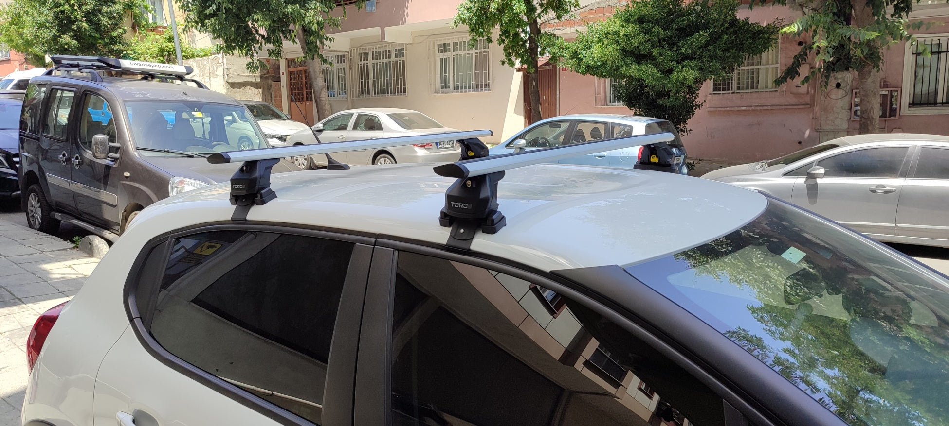 For Hyundai Santa Cruz 2017-2025 Roof Rack Cross Bars Normal Roof Alu Silver