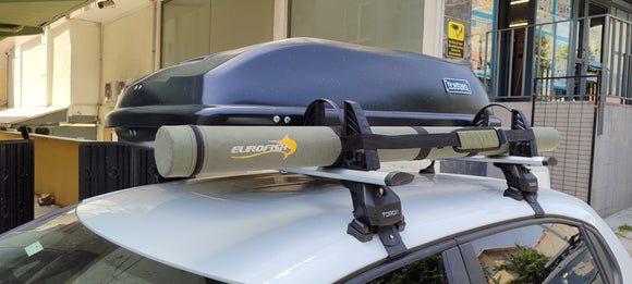 For Ford F150 Gen 12 2009-2014 Roof Rack Cross Bars Normal Roof Alu Black