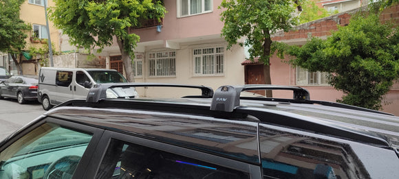 For KGM Actyon 2025-2026 Roof Rack System, Aluminium Cross Bar, Flush Rail, Silver