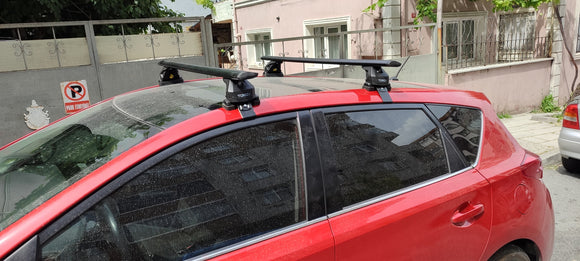 For Toyota Auris 2013-2019 Roof Rack Cross Bars Normal Roof Silver