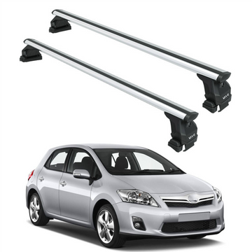For Toyota Auris 2007-2013 Roof Rack Cross Bars Normal Roof Alu Silver
