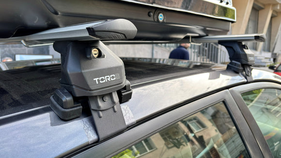 For Toyota Auris 2007-2013 Roof Rack Cross Bars Normal Roof Alu Silver