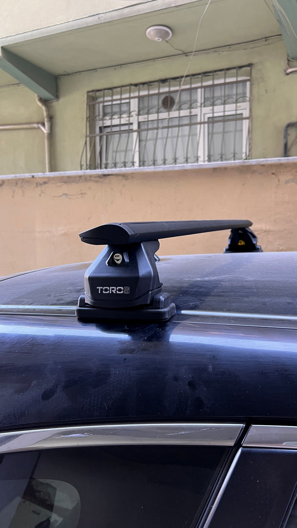 Roof Rack Cross Bars Compatible with 2012-2024 Honda CR-V Without Roof Rails Silver