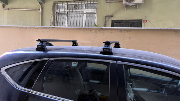 Roof Rack Cross Bars Compatible with 2012-2024 Honda CR-V Without Roof Rails Silver