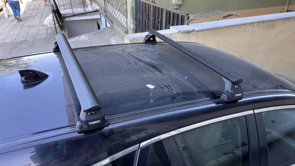 Roof Rack Cross Bars Compatible with 2012-2024 Honda CR-V Without Roof Rails Silver
