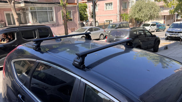 Roof Rack Cross Bars Compatible with 2012-2024 Honda CR-V Without Roof Rails Silver