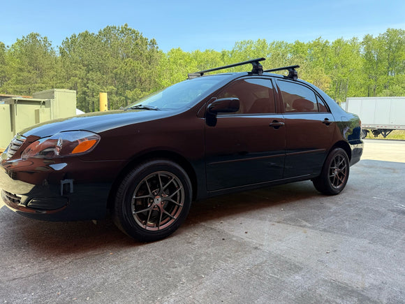 For Toyota Corolla 2007-2013 Roof Rack Cross Bars Normal Roof Black