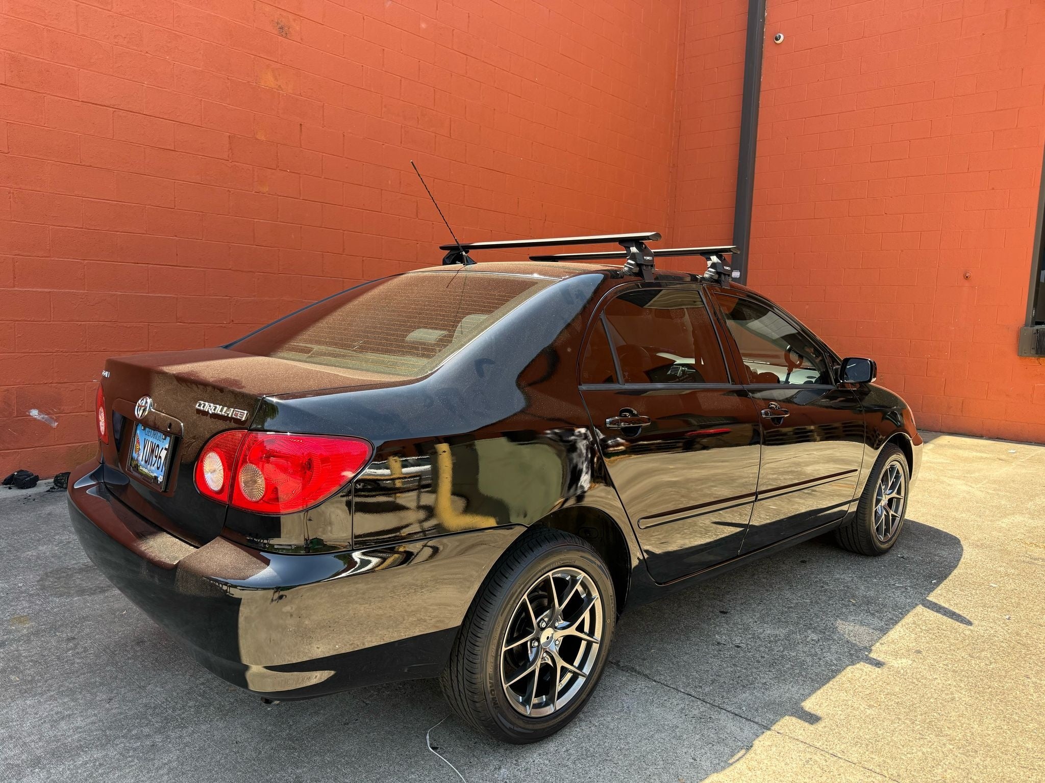 For Toyota Corolla 2007-2013 Roof Rack Cross Bars Normal Roof Black
