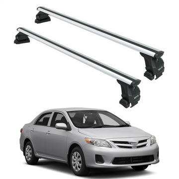 For Toyota Corolla 2007-2013 Roof Rack Cross Bars Normal Roof Silver