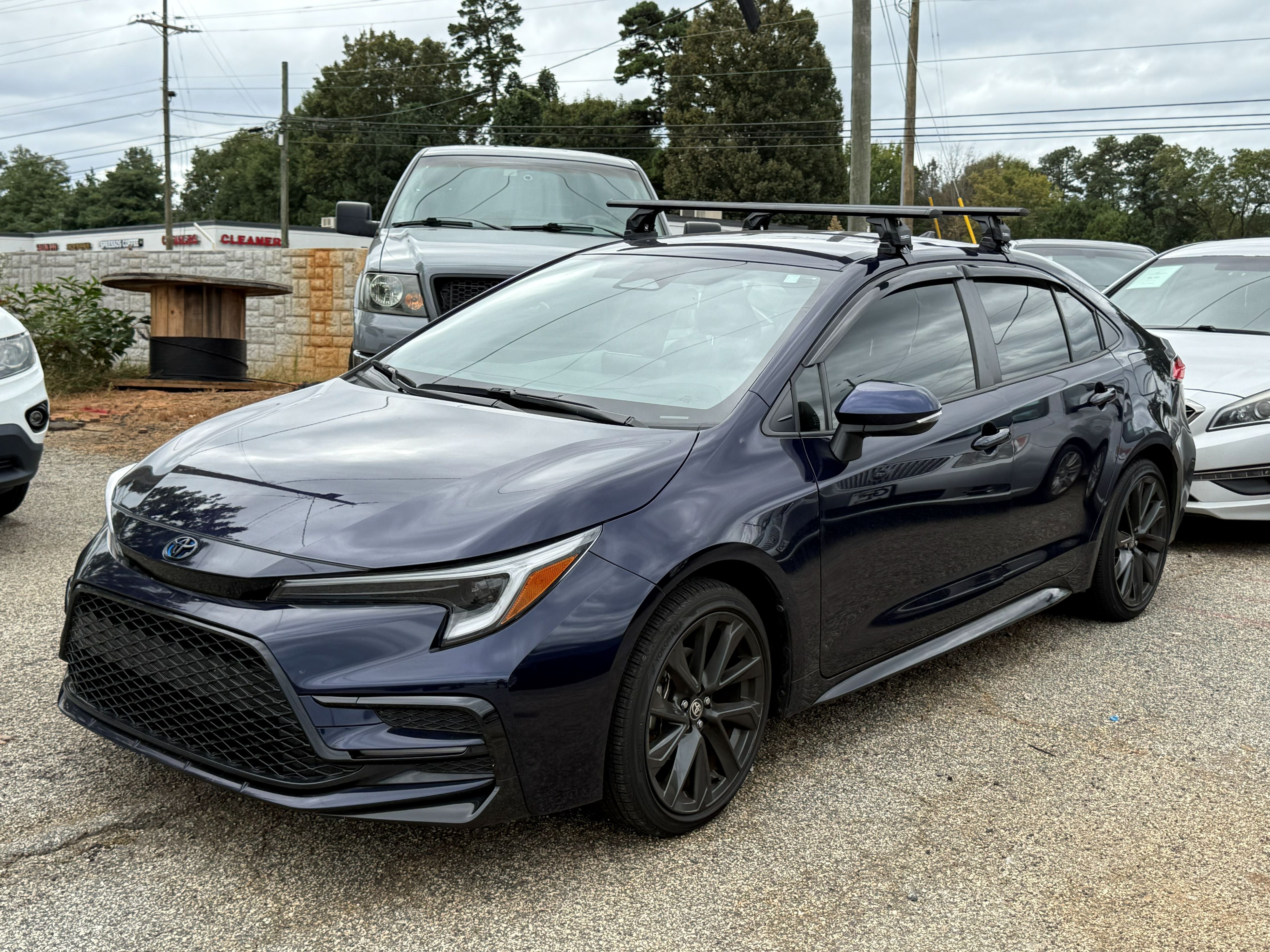 For Toyota Corolla Sedan Gen12 (2018-2025) Roof Rack Cross Bars Normal Roof, Black