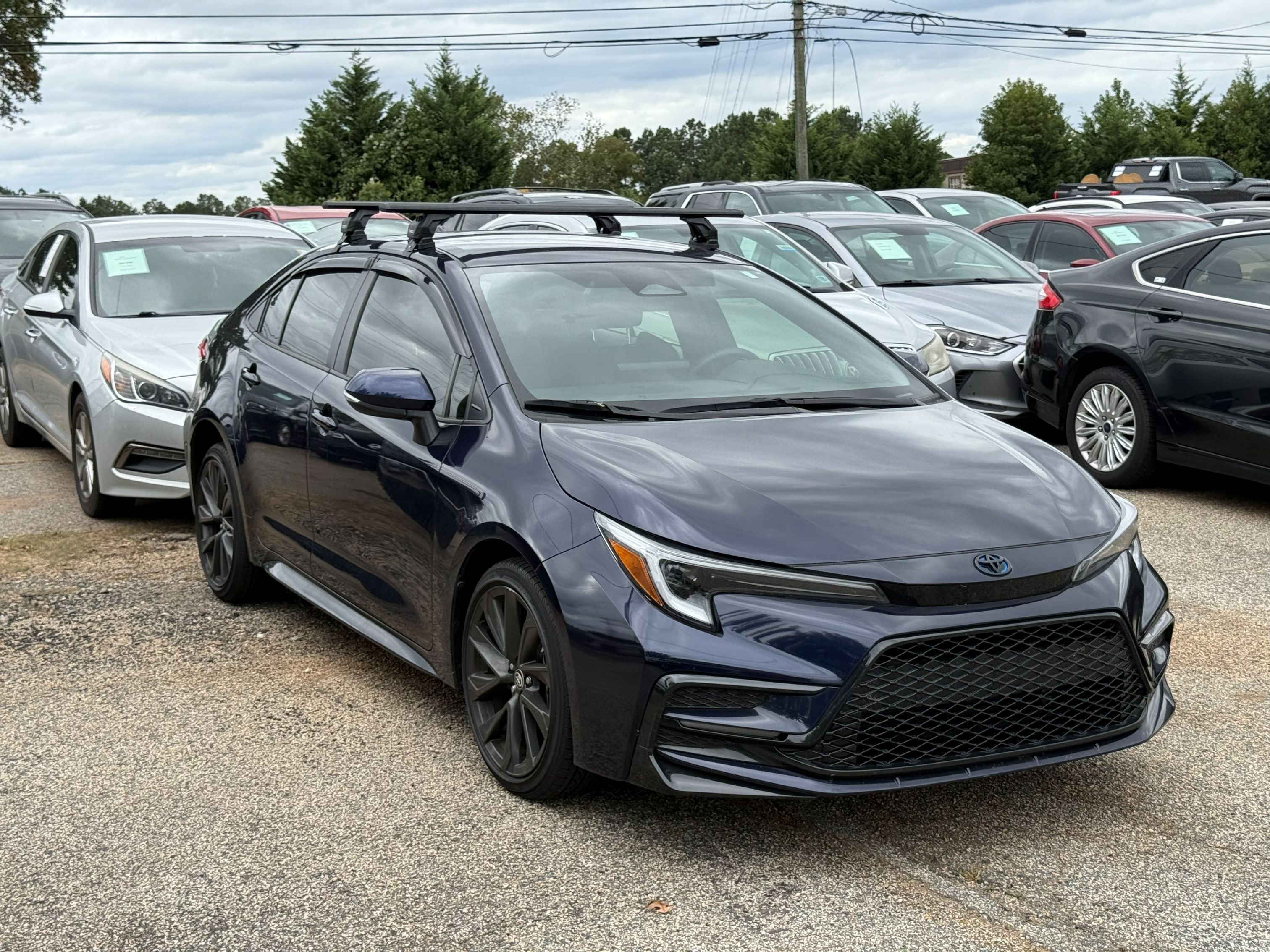 For Toyota Corolla Sedan Gen12 (2018-2025) Roof Rack Cross Bars Normal Roof, Black