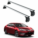 Für Toyota Corolla 2013–18 Dachträger, Querträger, Metallhalterung, normales Dach, Alu, Silber-1