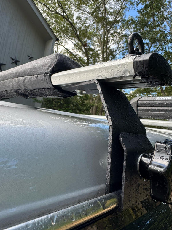 For Toyota Land Cruiser J70 Roof Rack Cross Bars Aluminum Rain Gutter Silver